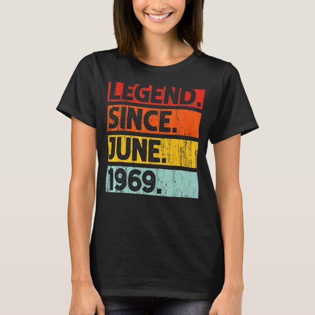 Camiseta 53.ª leyenda de cumpleaños desde junio de 1969 53  (Anverso)