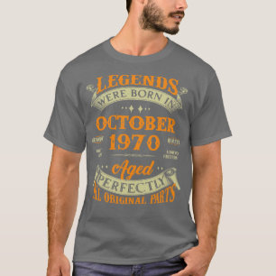 Camiseta 53.ª Leyenda De Regalo De Cumpleaños Nacida En Oct