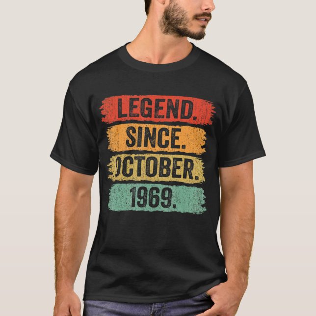 Camiseta 53.ª leyenda del cumpleaños desde octubre de 1969  (Anverso)