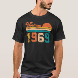 Camiseta 53.ª Vintage de cumpleaños 1969 Hombres Clásicos M