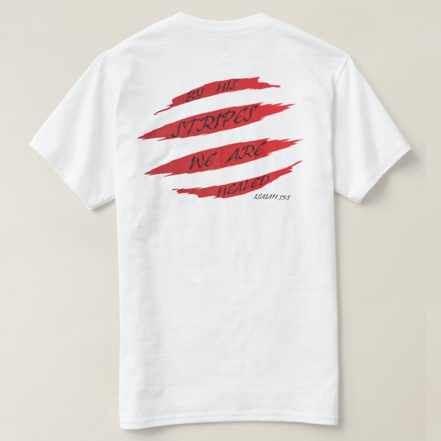 Camiseta 53:5 de Isaías (Reverso del diseño)
