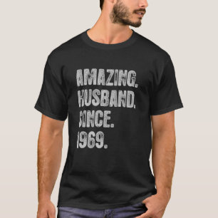 Camiseta 53° Aniversario Boda De Su Sorprendente Esposo Si