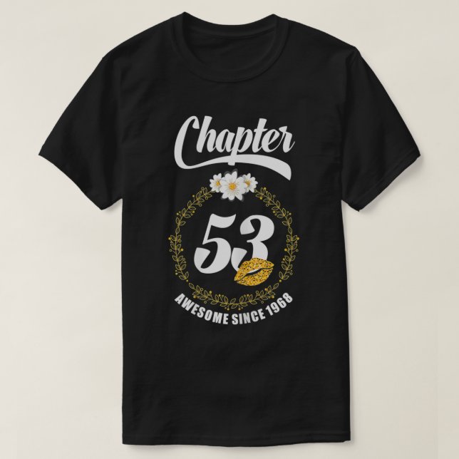 Camiseta 53 Aniversario de los Labios de Oro de 1968 (Diseño del anverso)