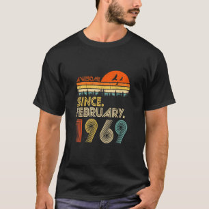Camiseta 53 años asombroso desde el 1 de febrero