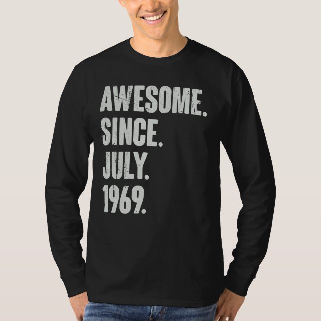 Camiseta 53 años de edad increíble desde julio de 1996 (Anverso)