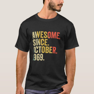 Camiseta 53 años de edad increíble desde octubre