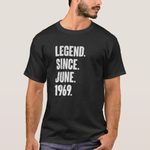 Camiseta 53 años de edad Leyenda de cumpleaños número 53 de