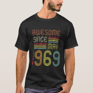 Camiseta 53 Años Sorprendente Desde Mayo De 1969 Regalos 50