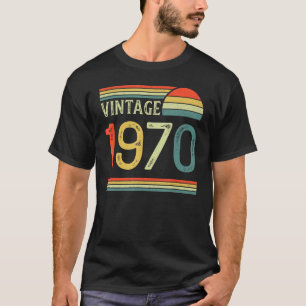 Camiseta 53 Años Vintage 1970 Hecho En 1970 53º Nacimiento
