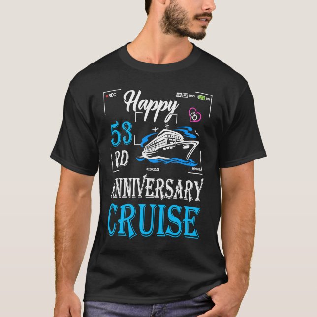 Camiseta 53rd Wedding Anniversary  Happy 53rd Anniversary C (Anverso)
