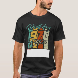 Camiseta 53Th Birthday Limited 1970 Edition Retro Fun