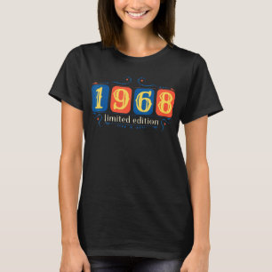 Camiseta 54ª Damas de Nacimiento Hombres 54 Años 1968 3