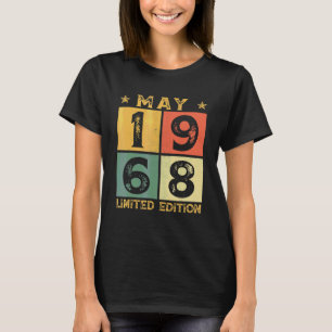 Camiseta 54ª Decoración De Cumpleaños Mayo 1968 54 Años