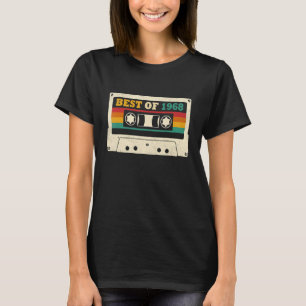 Camiseta 54º Cumpleaños Mejor De Cinta Cassette 1968 54 Año