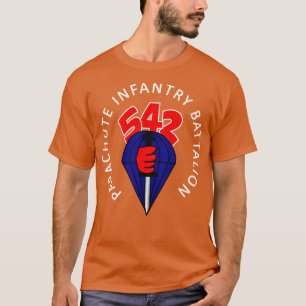 Camiseta 542º Batallón de Infantería de Paracaídas de fondo