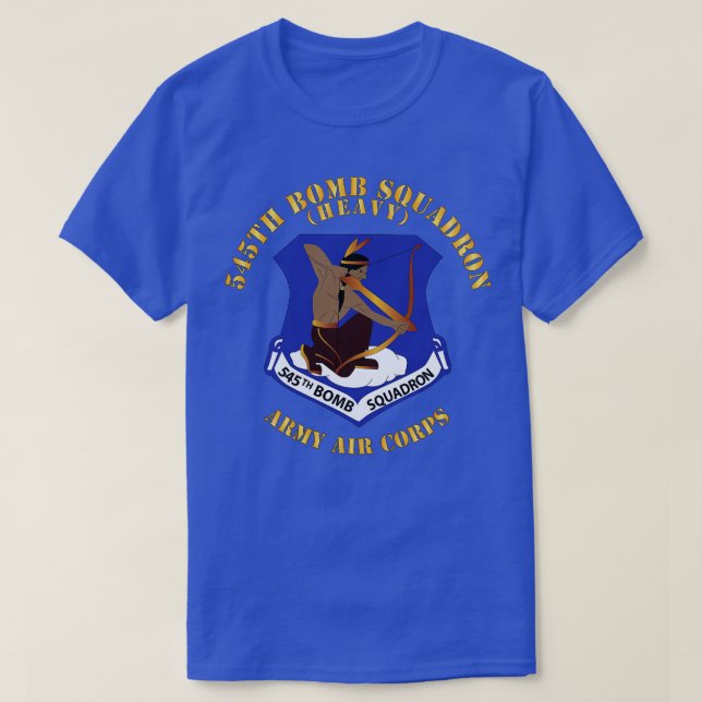 Camiseta 545º Escuadrón de Bombas X (Diseño del anverso)