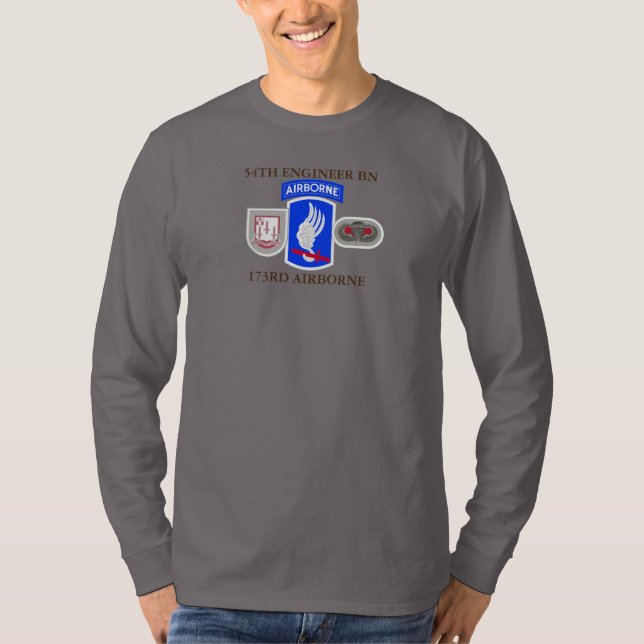 CAMISETA 54.ª BATTALIÓN DE INGENIEROS 173ª AIRBORNA  (Anverso)