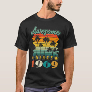 Camiseta 54.ª Vintage de cumpleaños increíble desde 1969 54