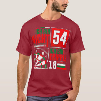 Camiseta 54.º Cumpleaños Dardos Divertidos Dardos