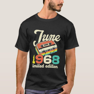 Camiseta 54 Aniversario Junio 1968 Vintage Cassette Limited