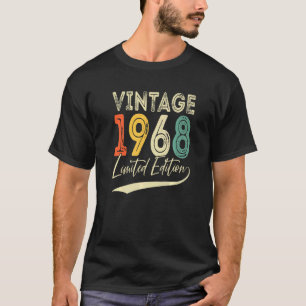 Camiseta 54 años de edad 54º cumpleaños 1968 Vintage