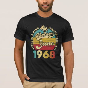 Camiseta 54 años de edad alucinante desde junio de 1968 54