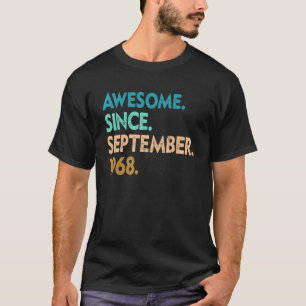 Camiseta 54 años de edad Impresionante desde septiembre de