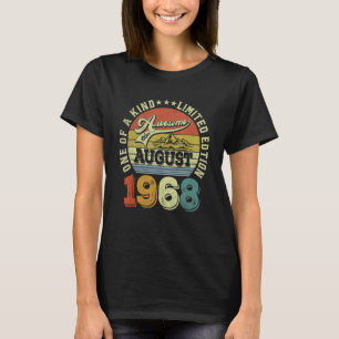 Camiseta 54 años de edad increíble desde agosto de 1968 54º