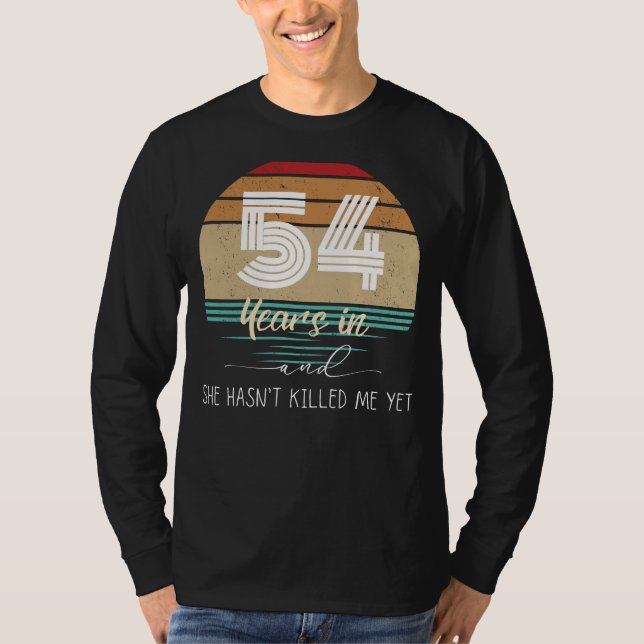 Camiseta 54 años de fuerza: Tee de aniversario inducidor de (Anverso)