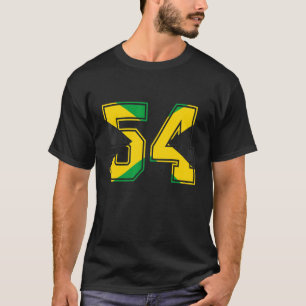 Camiseta 54 años jamaiquino 54 años número 54 Jama