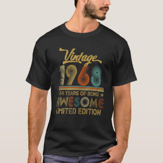 Camiseta 54 Años Vintage 1968 Edición Limitada 54ª Bir