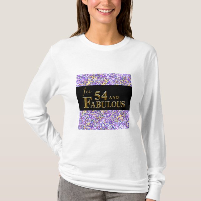 Camiseta 54 cumpleaños (Anverso)