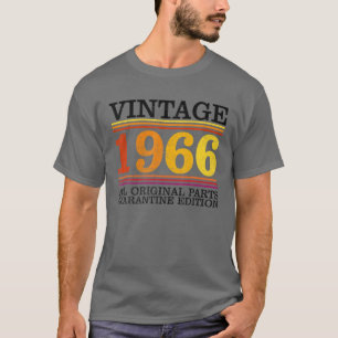 Camiseta 55ª Fiesta De Cumpleaños De Vintage 1966 E Limited