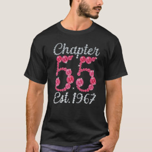 Camiseta 55º Cumpleaños Capítulo 55 Est 1967 Para Mujeres H