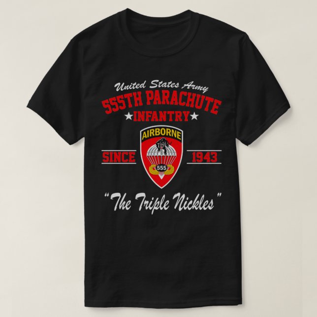 Camiseta 555º Batallón de Infantería de Paracaídas (Diseño del anverso)