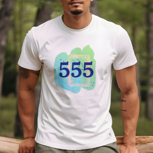 Camiseta 555 Afirmación de transformación de número de ánge