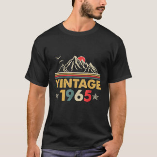 Camiseta 55.ª Idea de cumpleaños Vintage 1965 Camping 55 añ