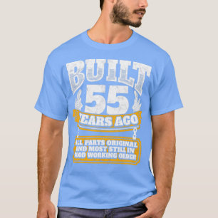 Camiseta 55.ª idea de regalo de cumpleaños Construida hace 