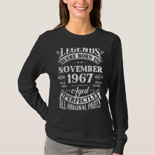 Camiseta 55.ª Leyenda De Cumpleaños Nacida En Noviembre De 