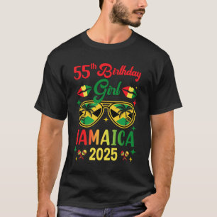 Camiseta 55.º Chica de cumpleaños Fiesta de vacaciones de J