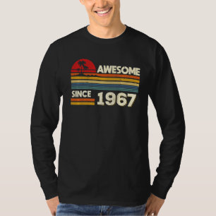 Camiseta 55.º cumpleaños increíble desde 1967