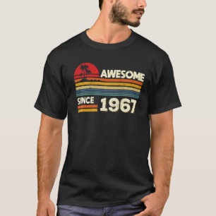 Camiseta 55.º cumpleaños increíble desde 1967