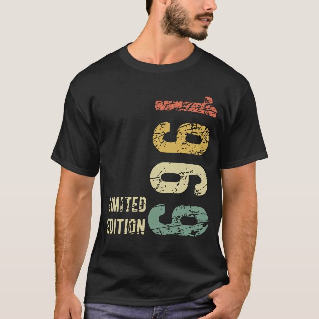 Camiseta 55.º regalo de cumpleaños 1969 Edición limitada 55 (Anverso)