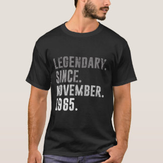 Camiseta 55.º Regalo De Cumpleaños Legendario Desde Noviemb