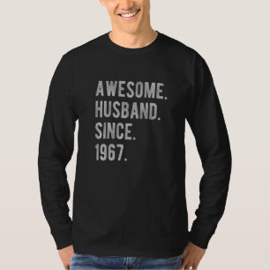 Camiseta 55° Aniversario Boda Por Él Asombroso Esposo S