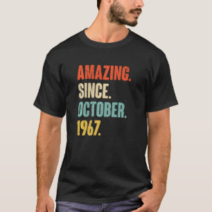 Camiseta 55 años de edad, 55 años, es asombroso desde el 1