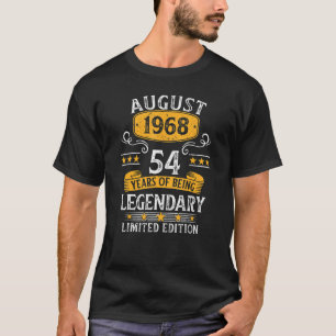 Camiseta 55 años de edad increíble desde agosto de 1967 55º