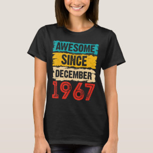 Camiseta 55 años de edad increíble desde diciembre