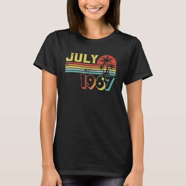 Camiseta 55 años de edad increíble desde julio de 1967 55º  (Anverso)