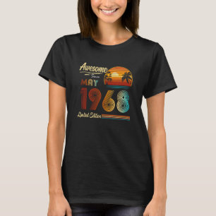Camiseta 55 años de edad increíble desde mayo de 1968